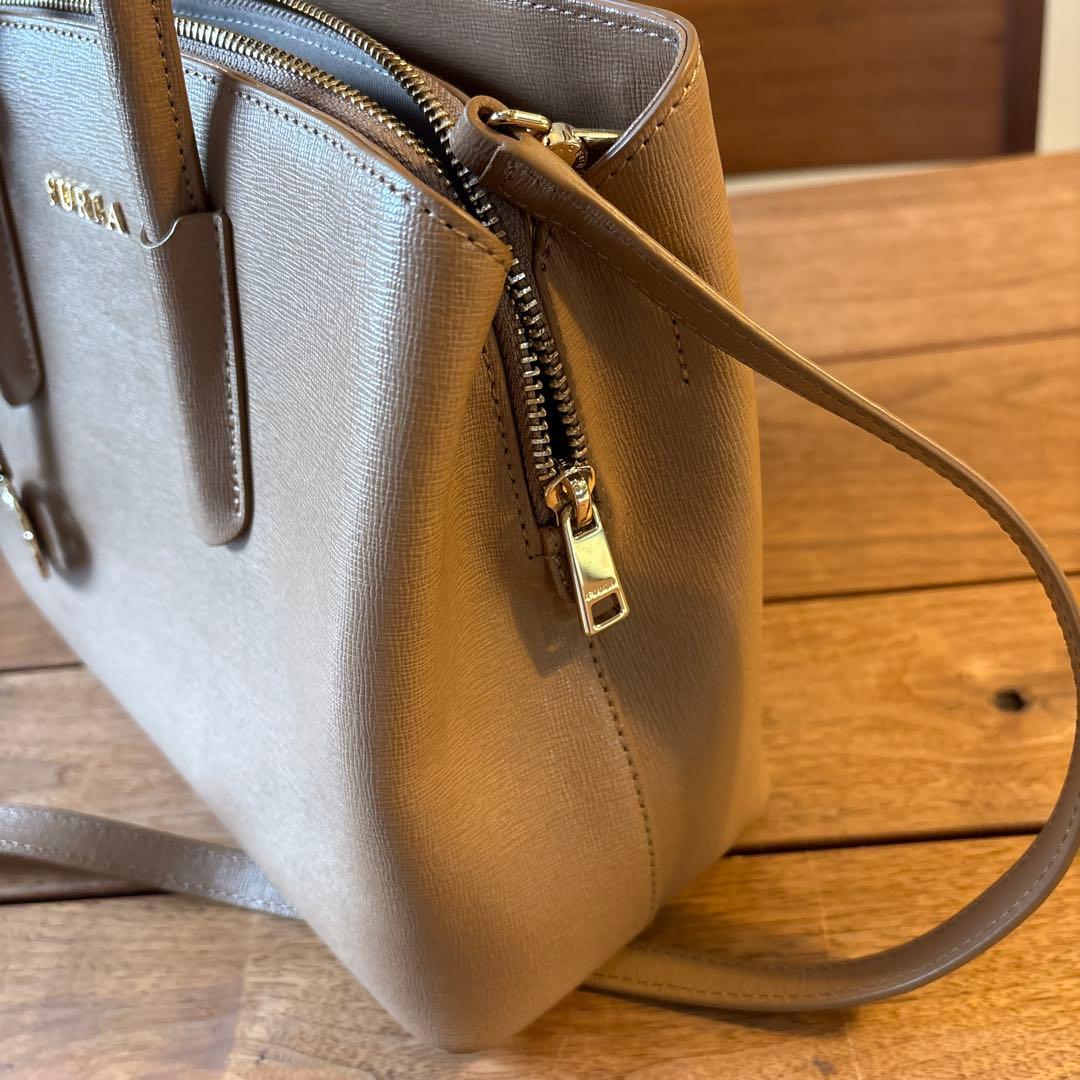 保存袋付き⭐︎FURLA ベージュ バッグ
