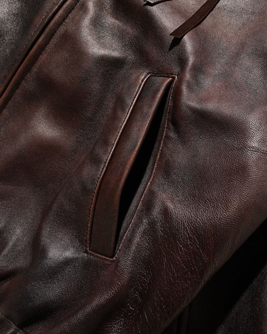 【即完アイテム】SHEEP LEATHER UTILITY JACKET