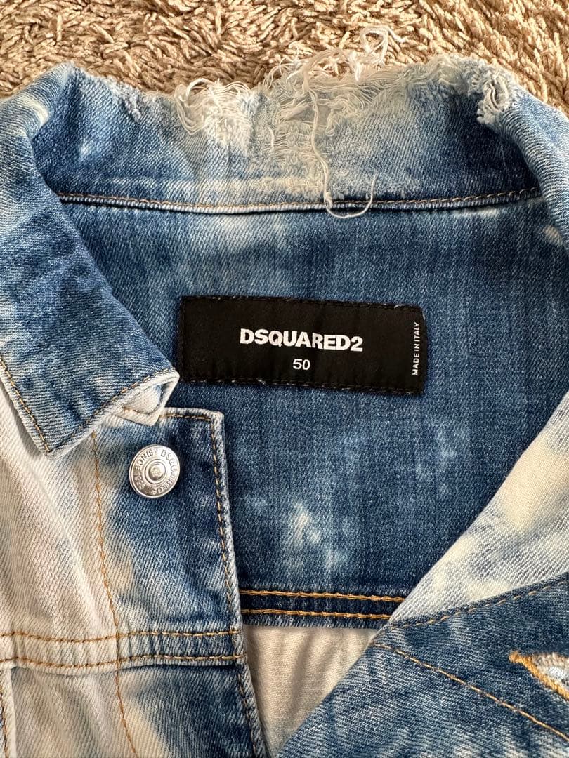 【美品】DSQUARED2 タイダイデニムジャケット サイズ50