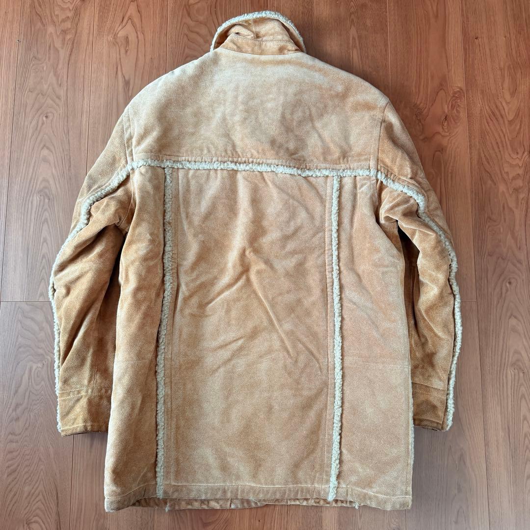 私*庫様 90s OLD STUSSY ステューシー スエード ボアジャケット
