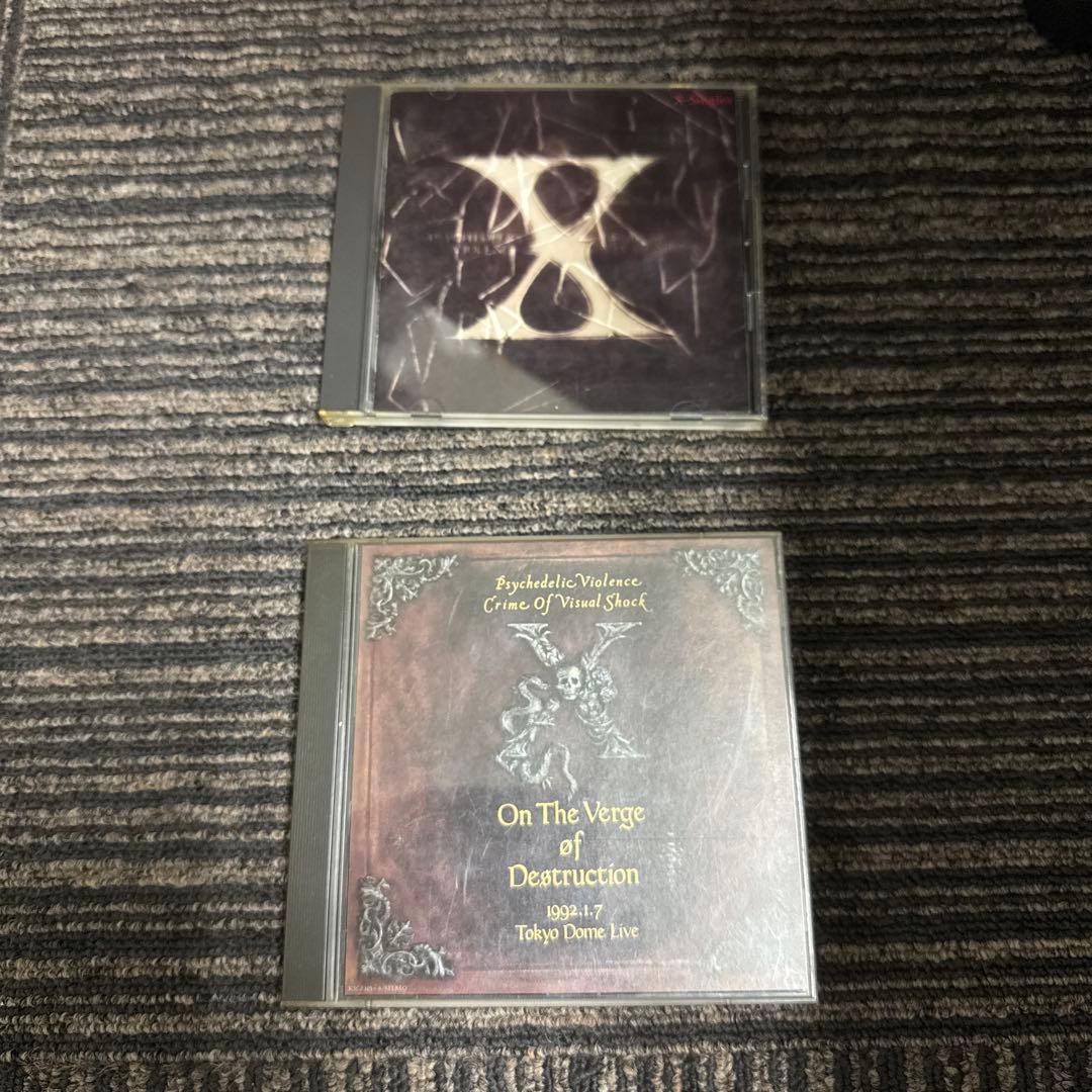 【まとめ売り】X JAPAN アルバム&シングルCD 10枚