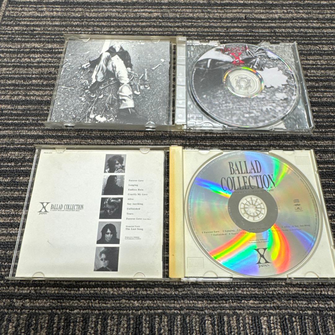 【まとめ売り】X JAPAN アルバム&シングルCD 10枚