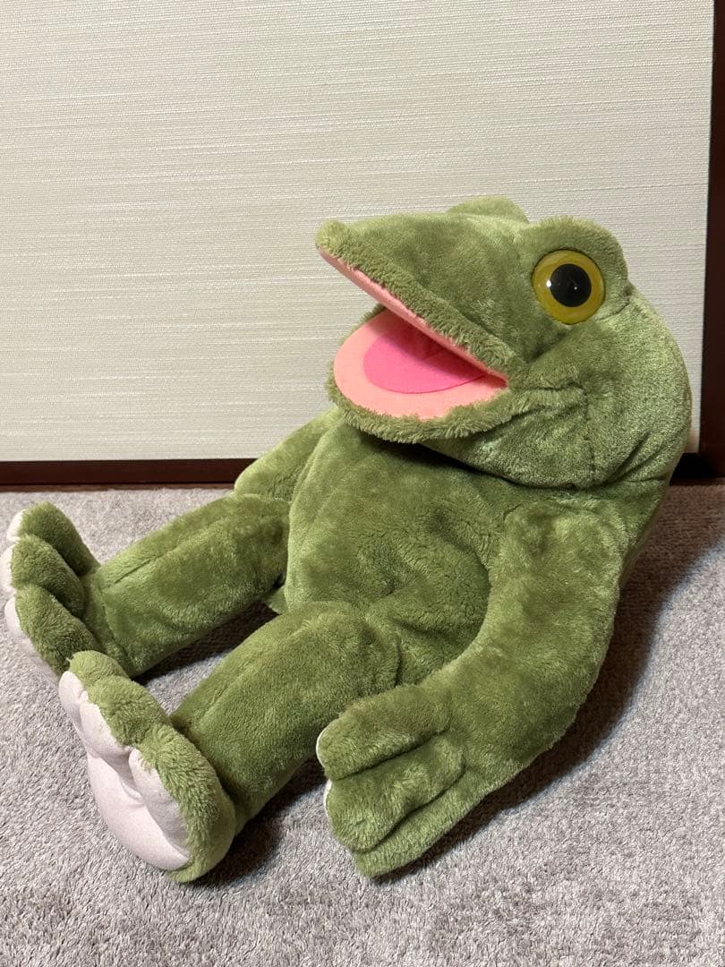 トイザらス カエル パペット ぬいぐるみ MUCC ロバート