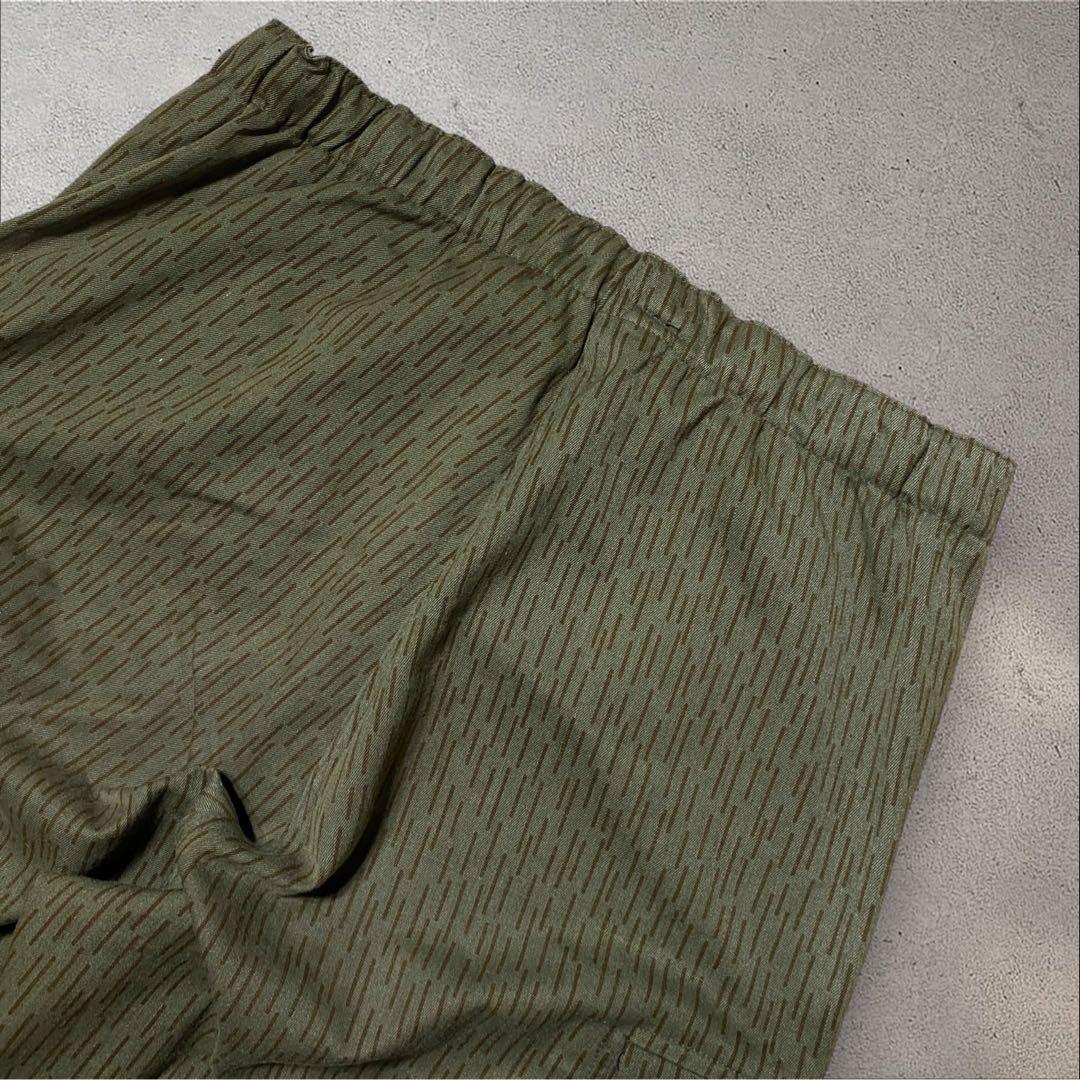りゅっち旧東ドイツ軍 実物 レインドロップカモ ミリタリー カーゴパンツ