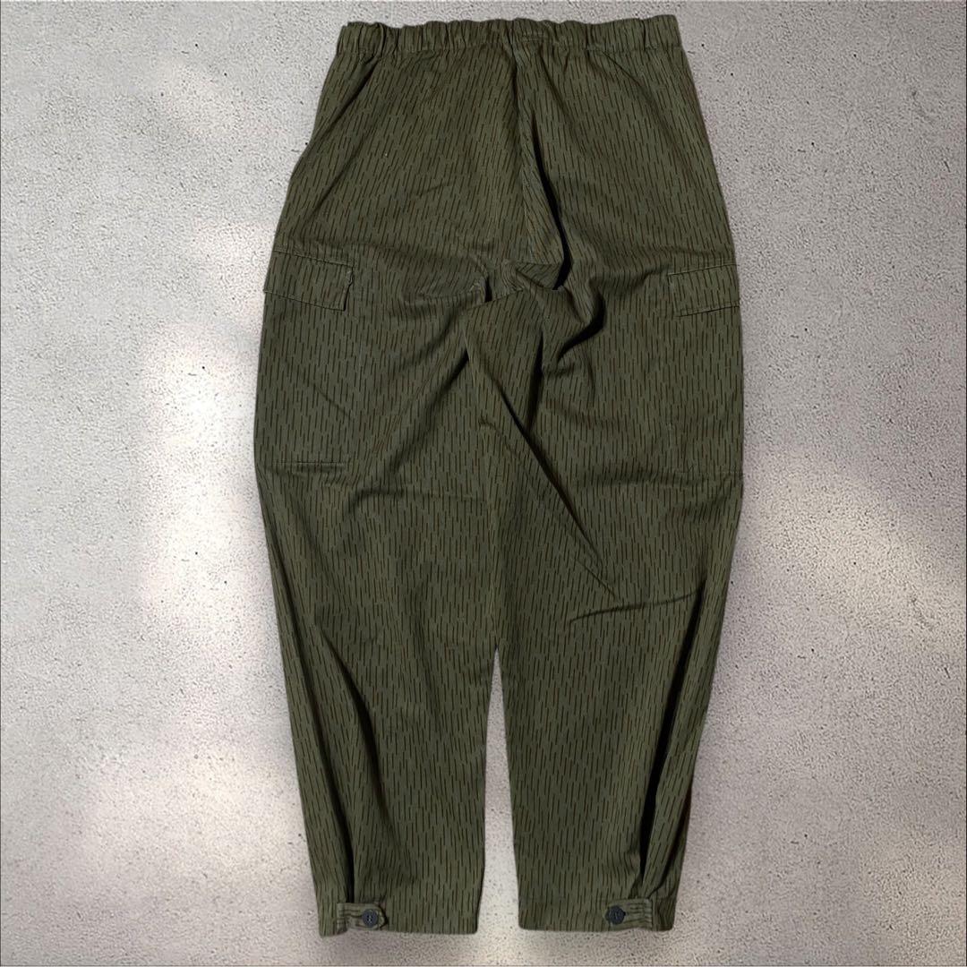 りゅっち旧東ドイツ軍 実物 レインドロップカモ ミリタリー カーゴパンツ