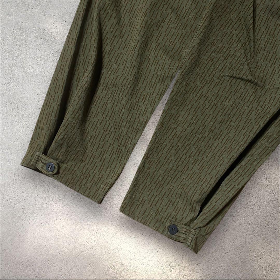 りゅっち旧東ドイツ軍 実物 レインドロップカモ ミリタリー カーゴパンツ