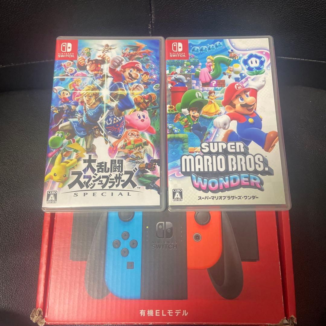 Nintendo Switch 本体　ソフト2本付き