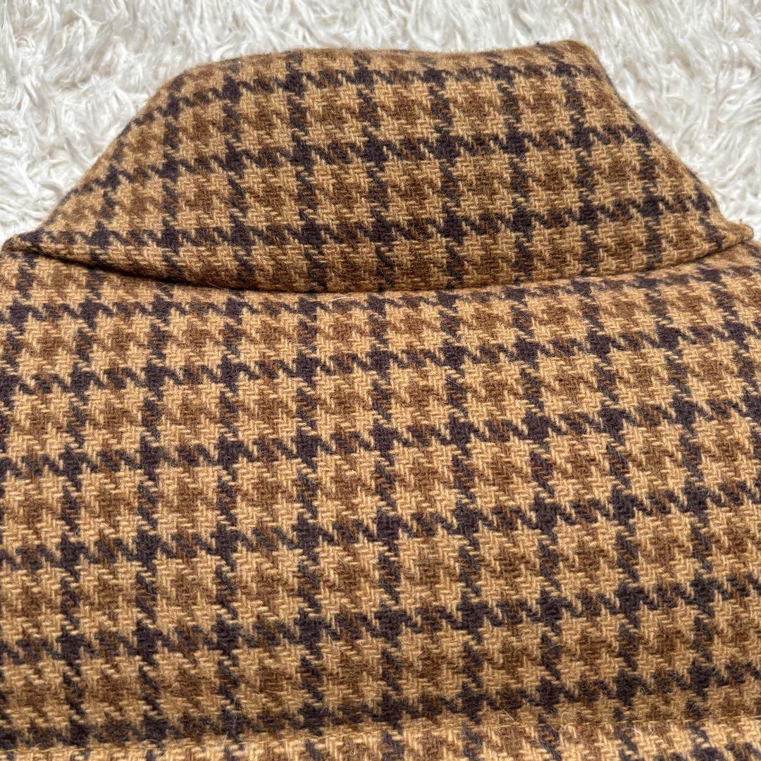 ★極希少 XLサイズ★ Schott ツイード ダウンベスト 千鳥格子 コンチョ