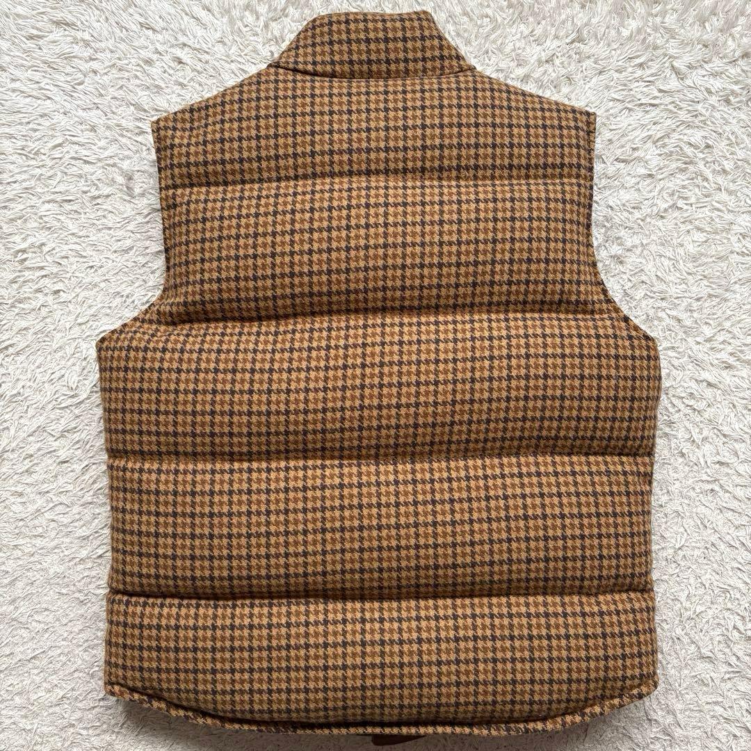 ★極希少 XLサイズ★ Schott ツイード ダウンベスト 千鳥格子 コンチョ