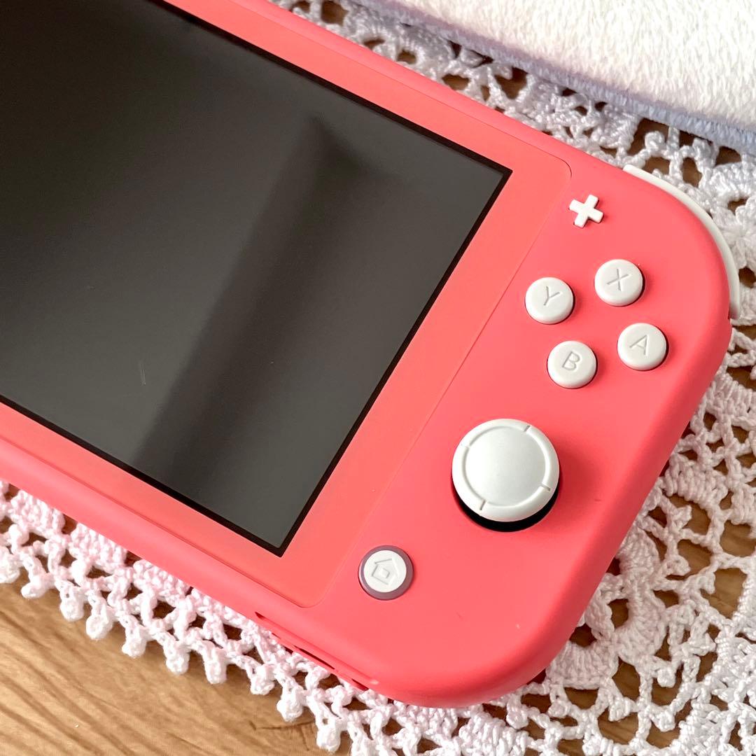 ジャンク・ケース付き Nintendo Switch Lite コーラルピンク