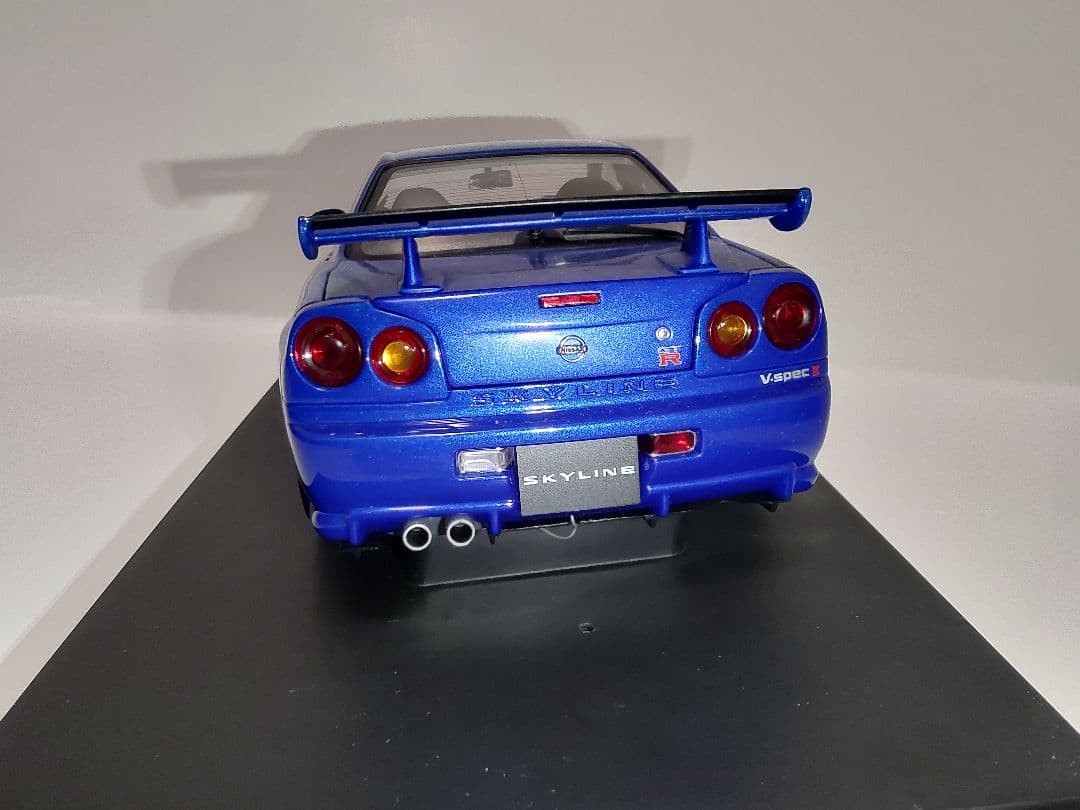 【箱ケースなし】オートアート 1/18 スカイライン R34GT-R