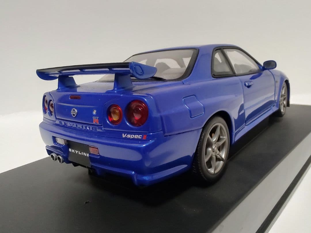【箱ケースなし】オートアート 1/18 スカイライン R34GT-R