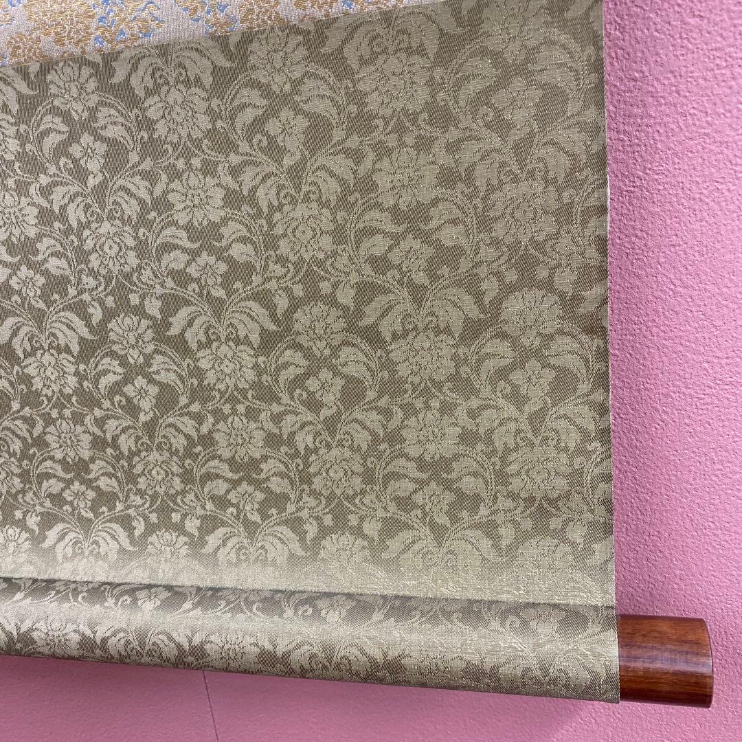 美品 掛け軸 尾形光琳筆 金地「紅梅」名画 縁起物