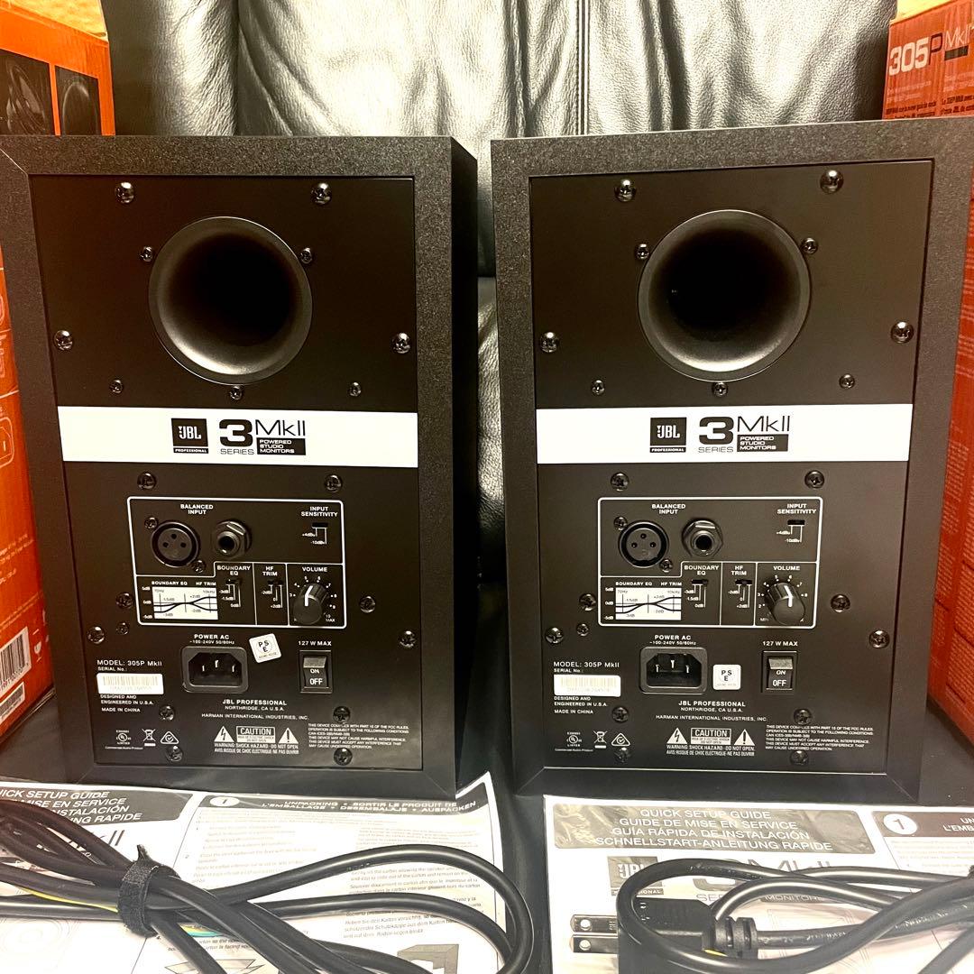 【ほぼ新品】JBL 305P MkII ペア MoPADセット