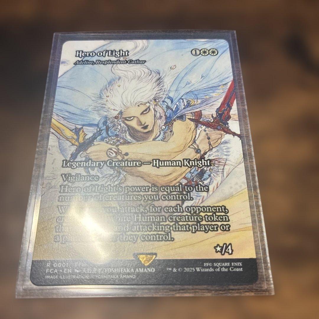 キ*ク様 MTGＦF 光の戦士　光の英雄　剣士、フリオニールfoil.非foil