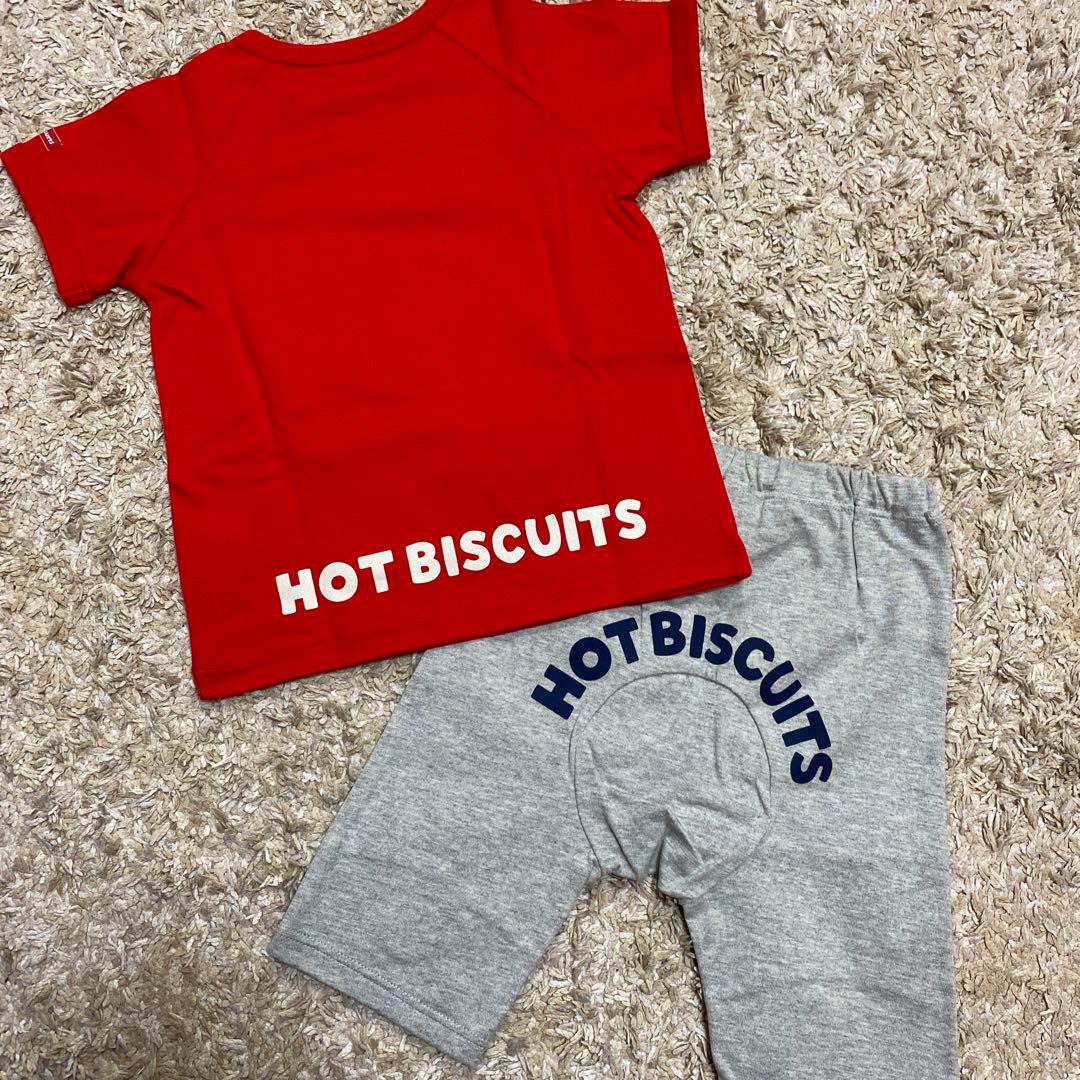 ミキハウス ホットビスケッツ　半袖Tシャツパンツセット　90