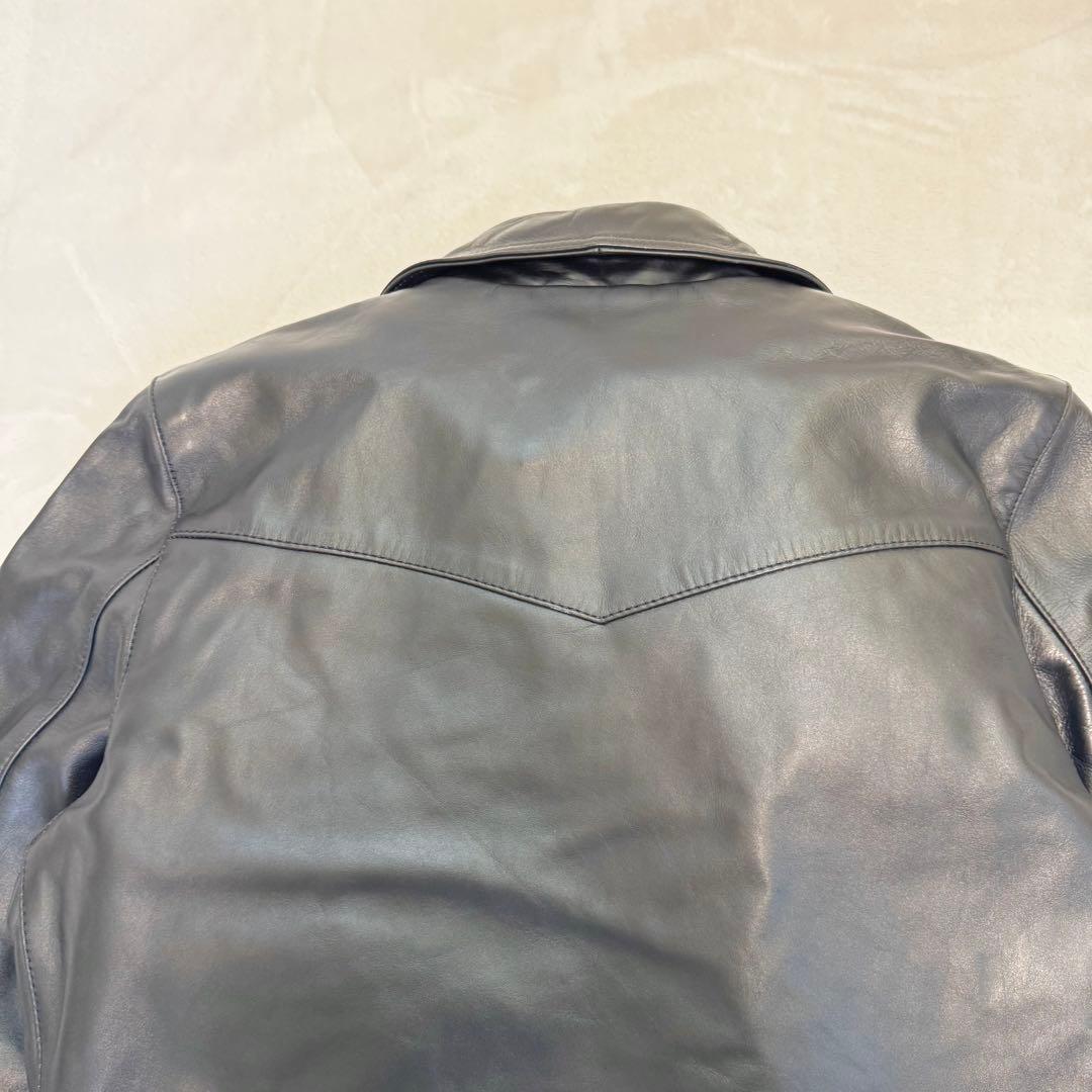 【新品】LIUGOO LEATHERS 牛革 ダブルライダース ジャケット L