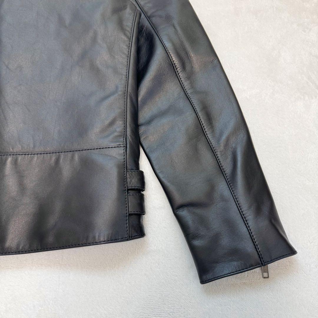 【新品】LIUGOO LEATHERS 牛革 ダブルライダース ジャケット L