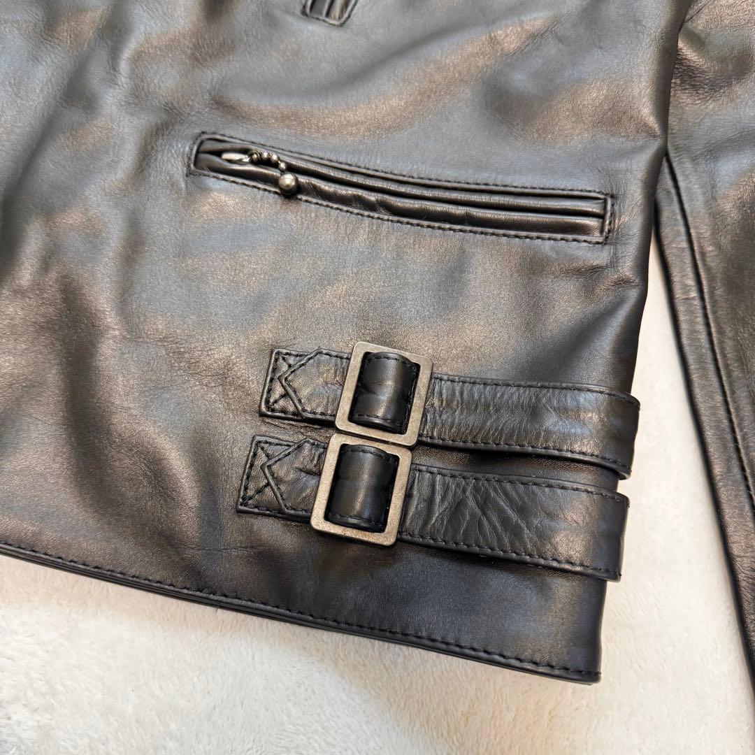 【新品】LIUGOO LEATHERS 牛革 ダブルライダース ジャケット L