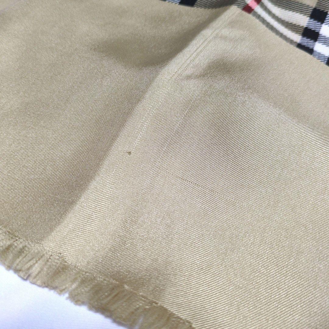 BURBERRY バーバリー スカーフ 絹 シルク100% 大判ノバチェック