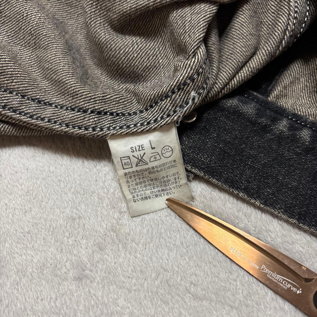 00s美品✨リーバイス 70599 先染めブラック デニムジャケット L