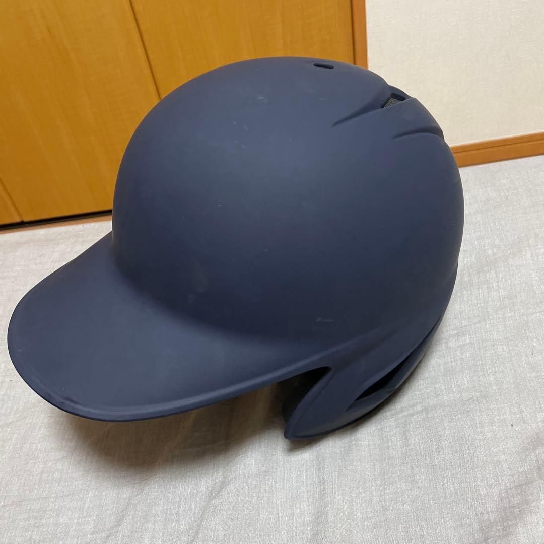 ZETT バッター用ヘルメット ネイビー　艶消し　XO