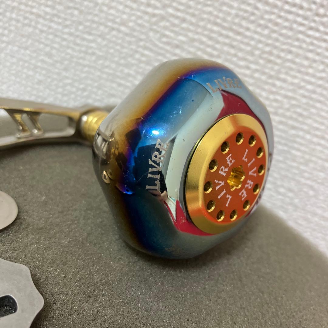 リブレ⭐︎シマノ右ナット付き☆BJPT67⭐︎チタンP+ゴールドG⭐︎A-26