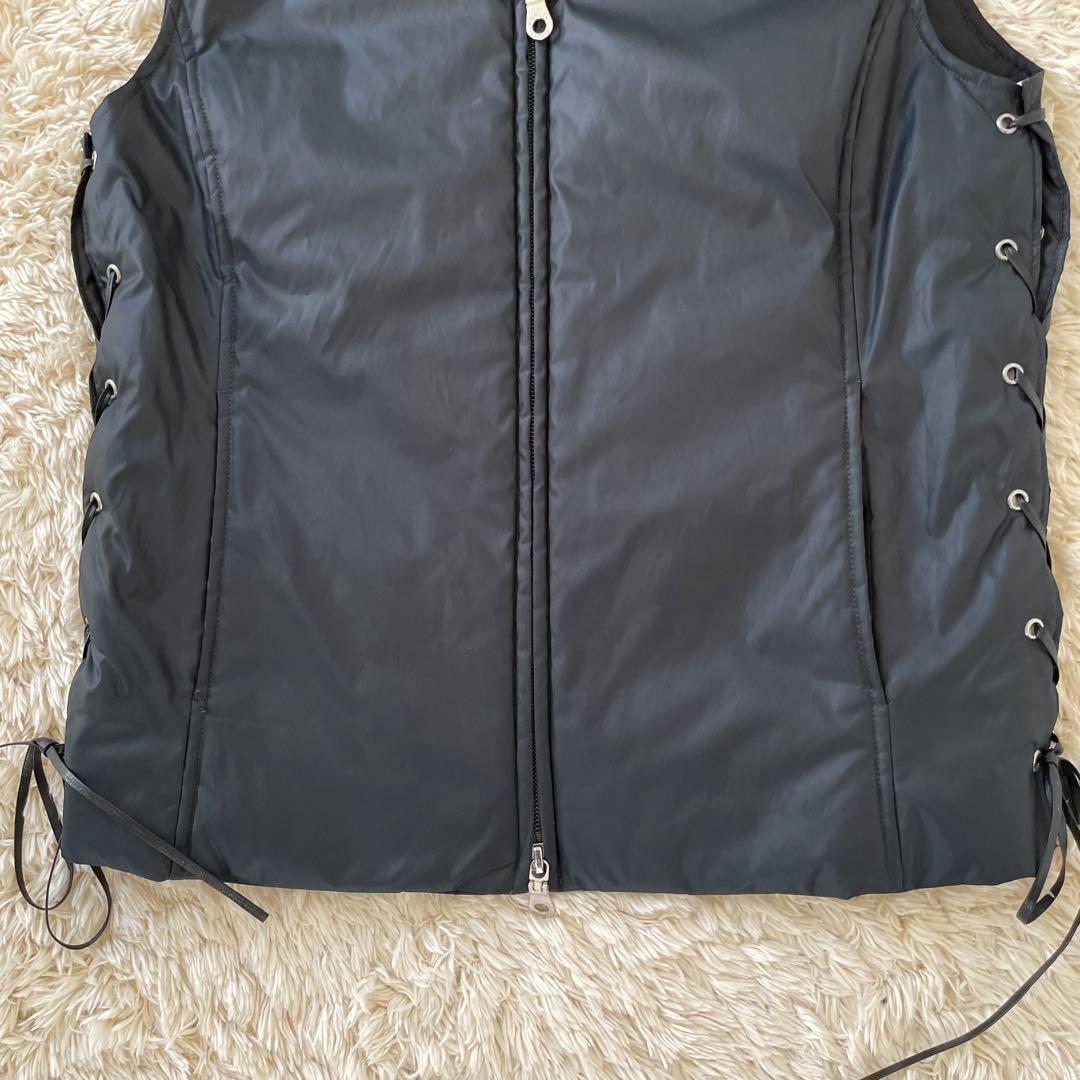 LANVIN SPORTS ランバンスポール ラビットファー ナイロンベスト