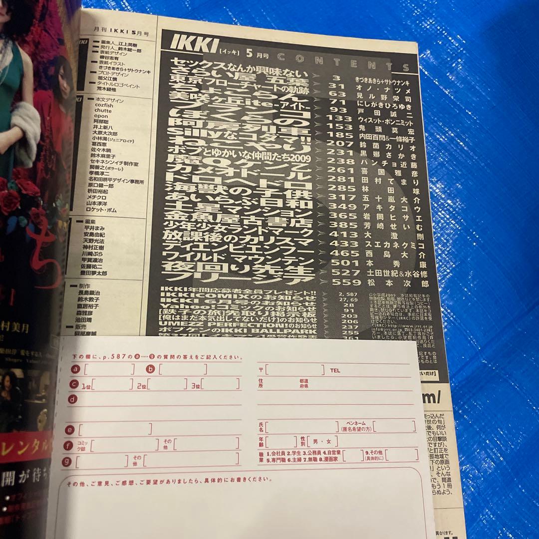 月刊IKKI 月刊イッキ 2009年5月号 ドロヘドロ掲載 青年漫画雑誌
