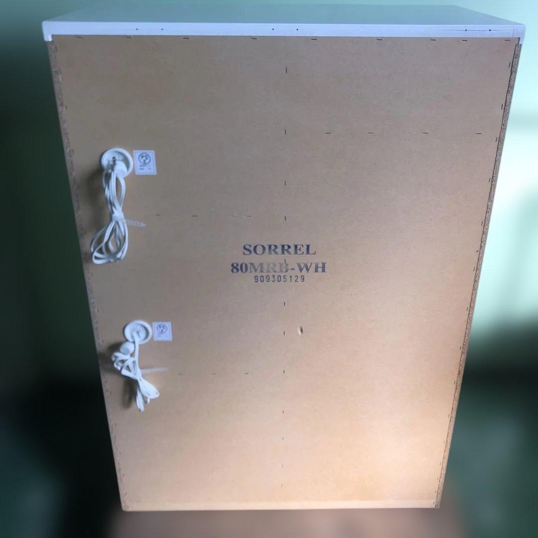 直接引き取り可能 ニトリ レンジ台 80MRB-WH キッチン収納 食器棚 家具