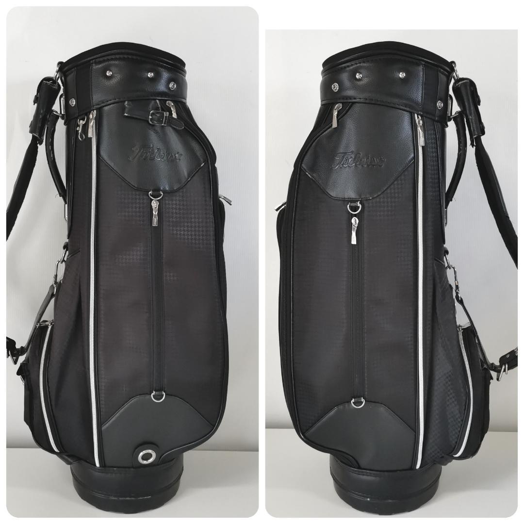 Titleist タイトリスト キャディバッグ 高級仕様 ゴルフバッグ ブラック