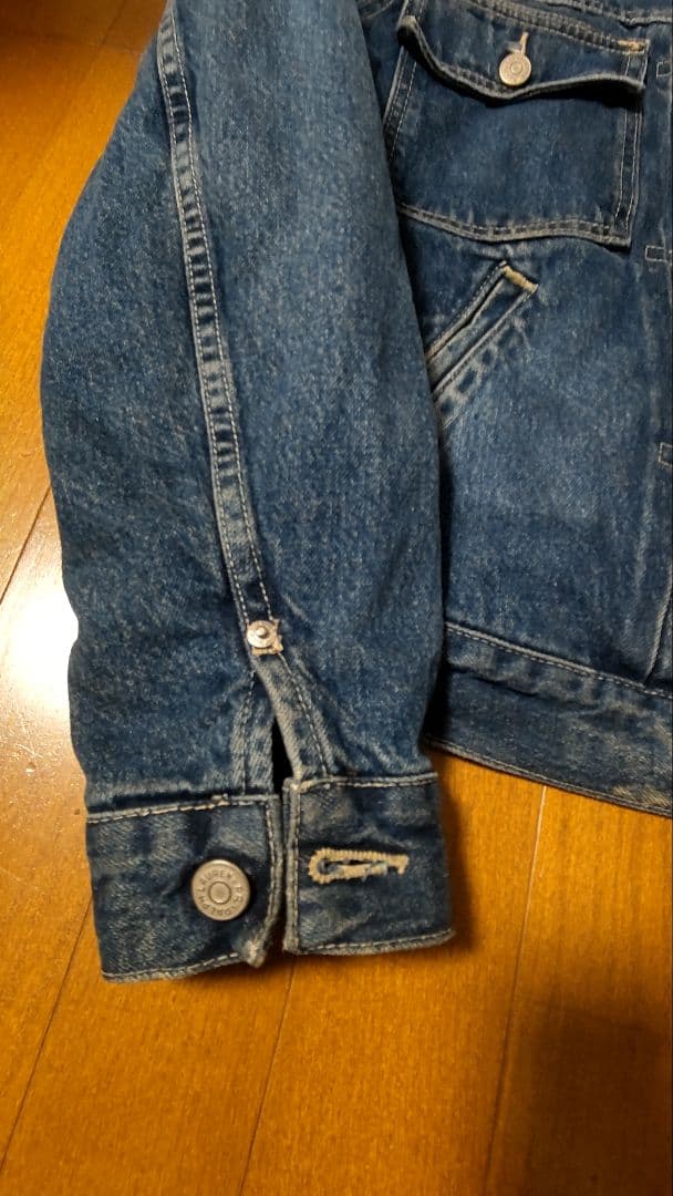RRLRalphLaurenデニムジャケット S 薄青色厚手ミツ星タグ美品