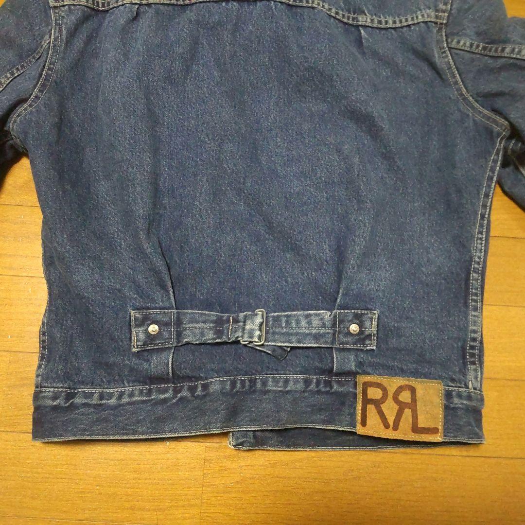 RRLRalphLaurenデニムジャケット S 薄青色厚手ミツ星タグ美品
