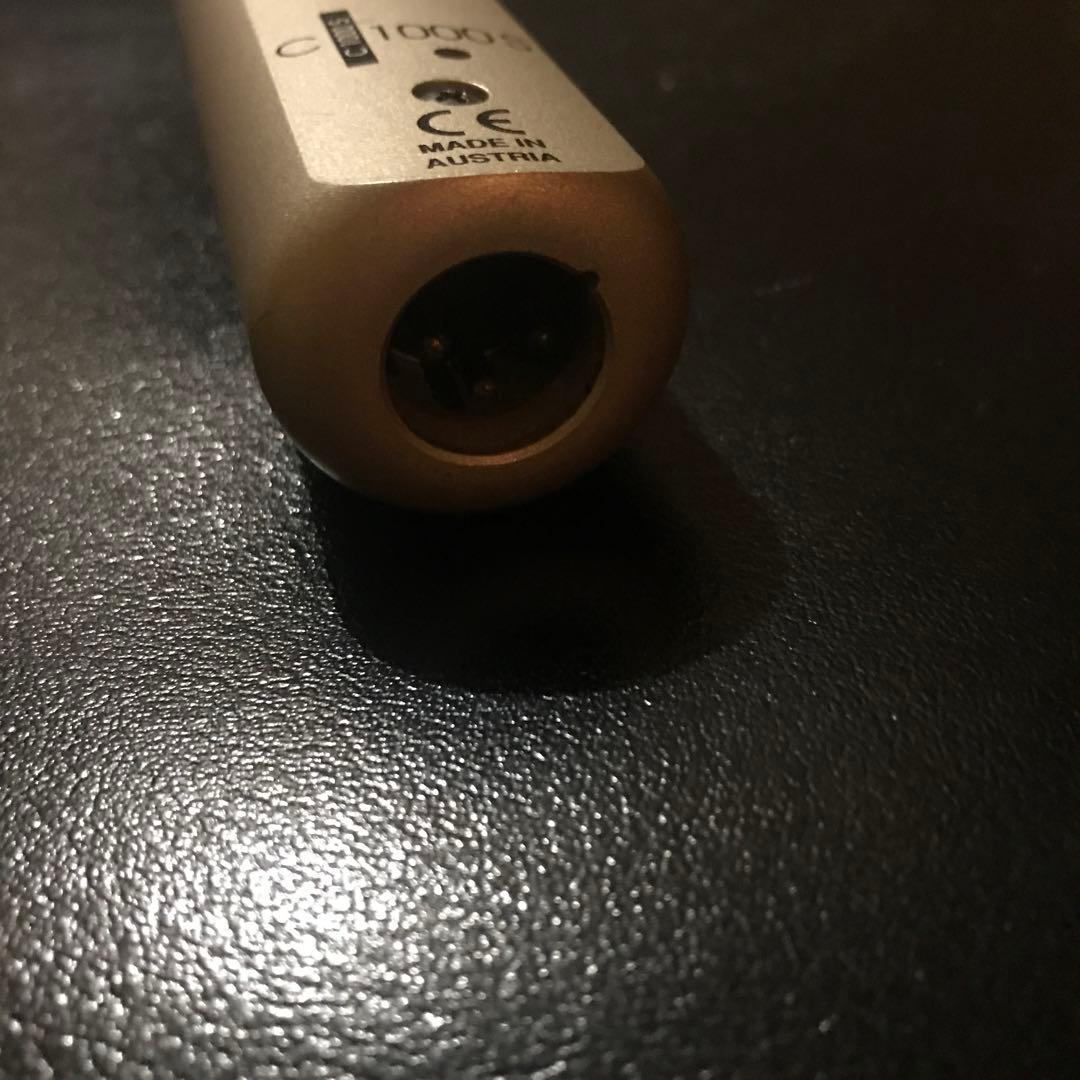 AKG C1000 S ＋ppc 1000 箱付き　コンデンサーマイクロフォン