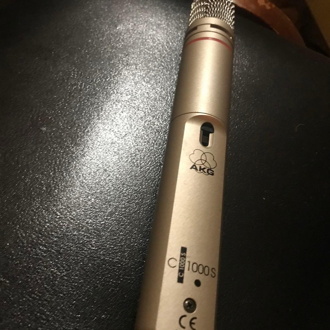 AKG C1000 S ＋ppc 1000 箱付き　コンデンサーマイクロフォン