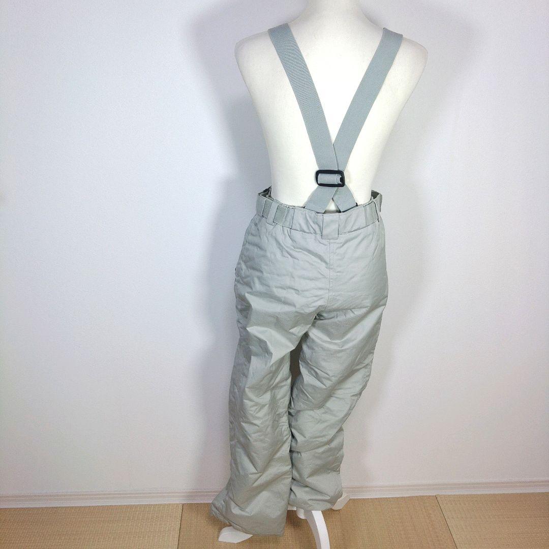 スキーウェア　キッズ　子供　160cm　女の子　水色　グレー　帽子　GAP