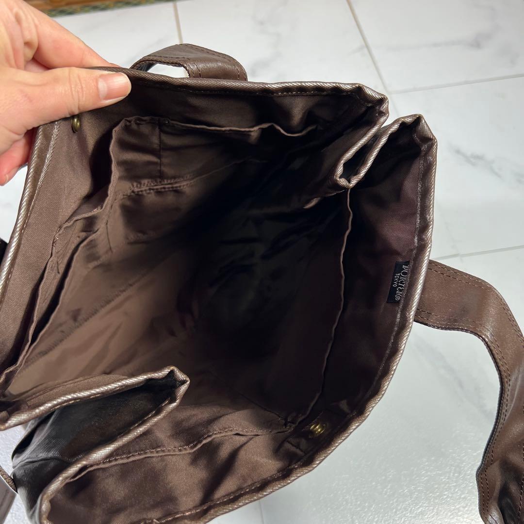 PORTER ポーター SHINE トートバッグ ブラウン