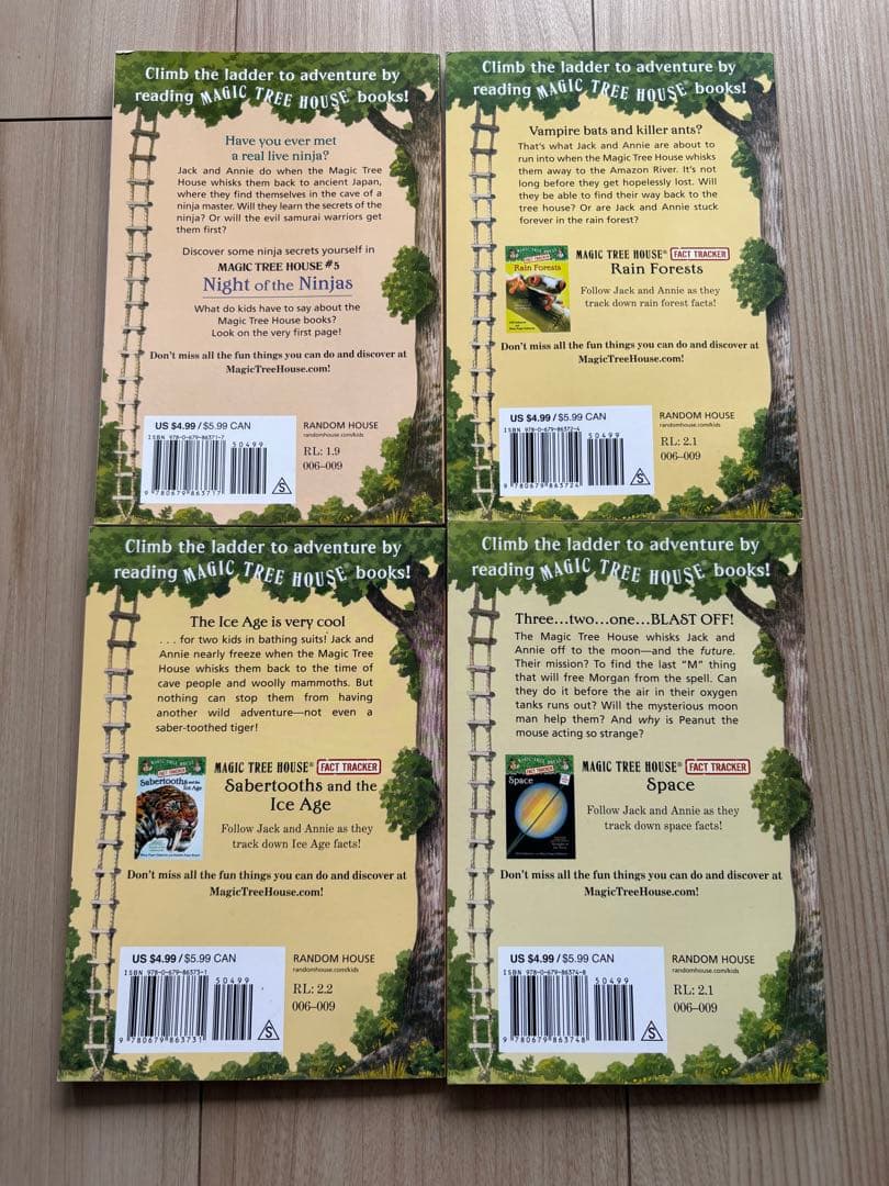 MAGIC TREE HOUSE BOOKS#1-12 3セット♪