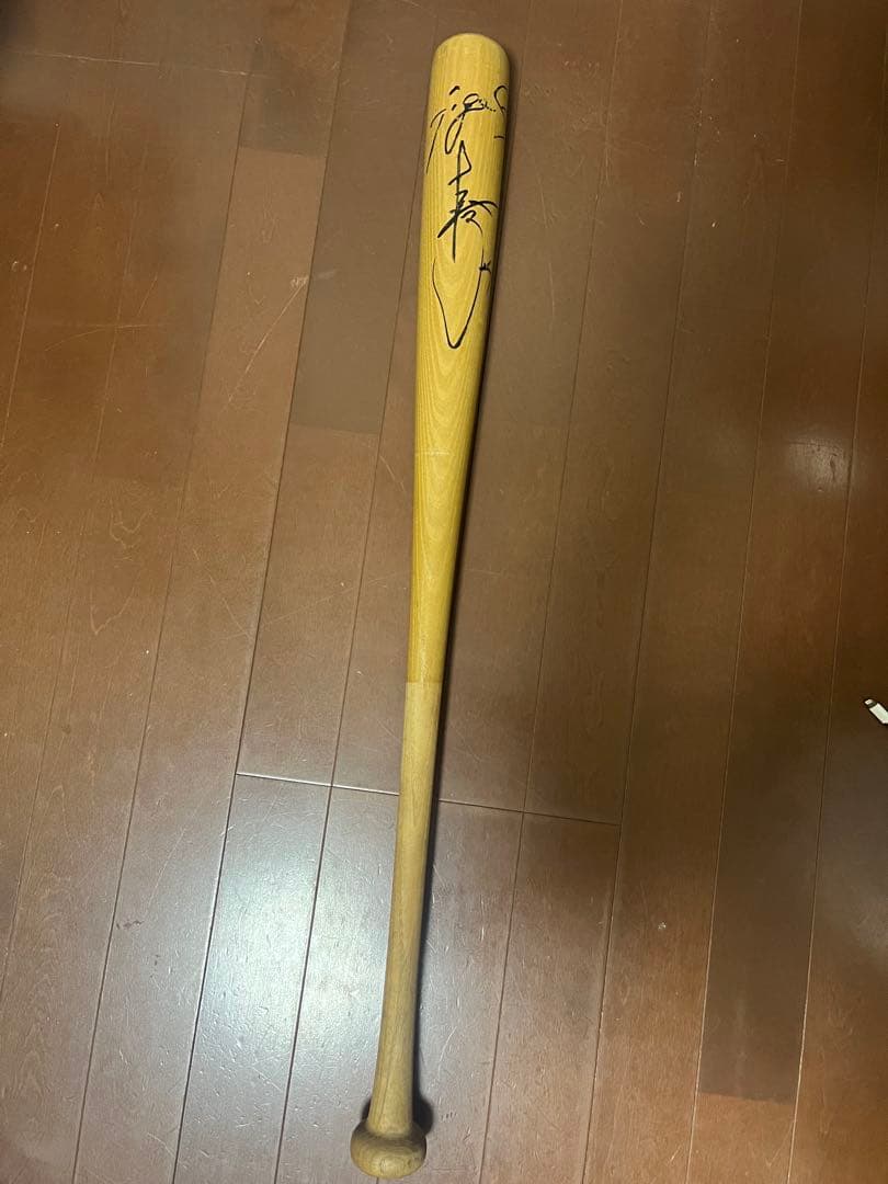 阪神タイガース　桧山進次郎さん　直筆サイン　バット　MIZUNO PRO NPB