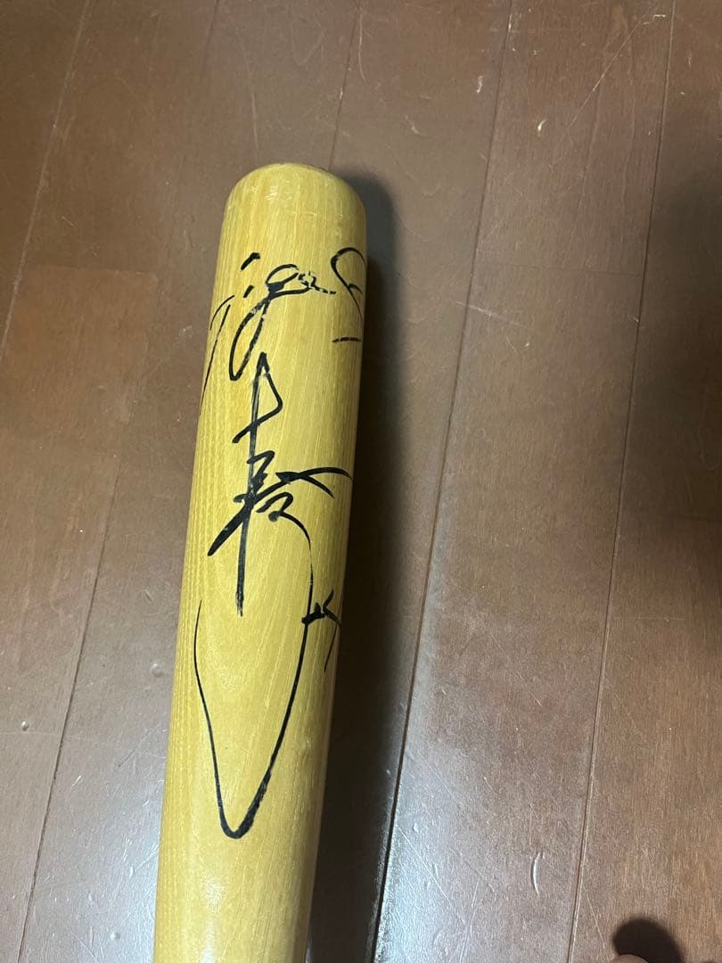 阪神タイガース　桧山進次郎さん　直筆サイン　バット　MIZUNO PRO NPB