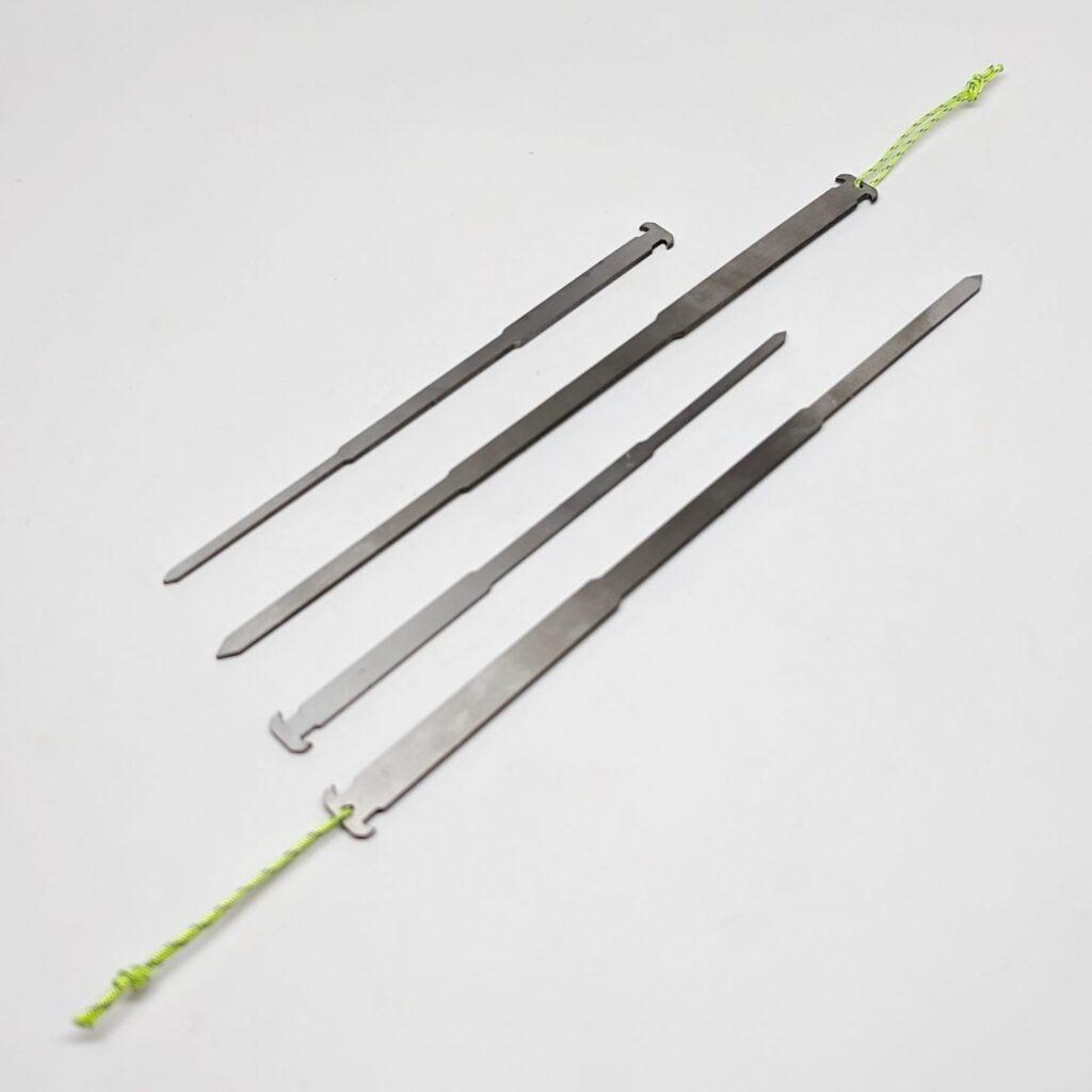 Suluk 46 ATANI TITANIUM TENT STAKES 8″4本