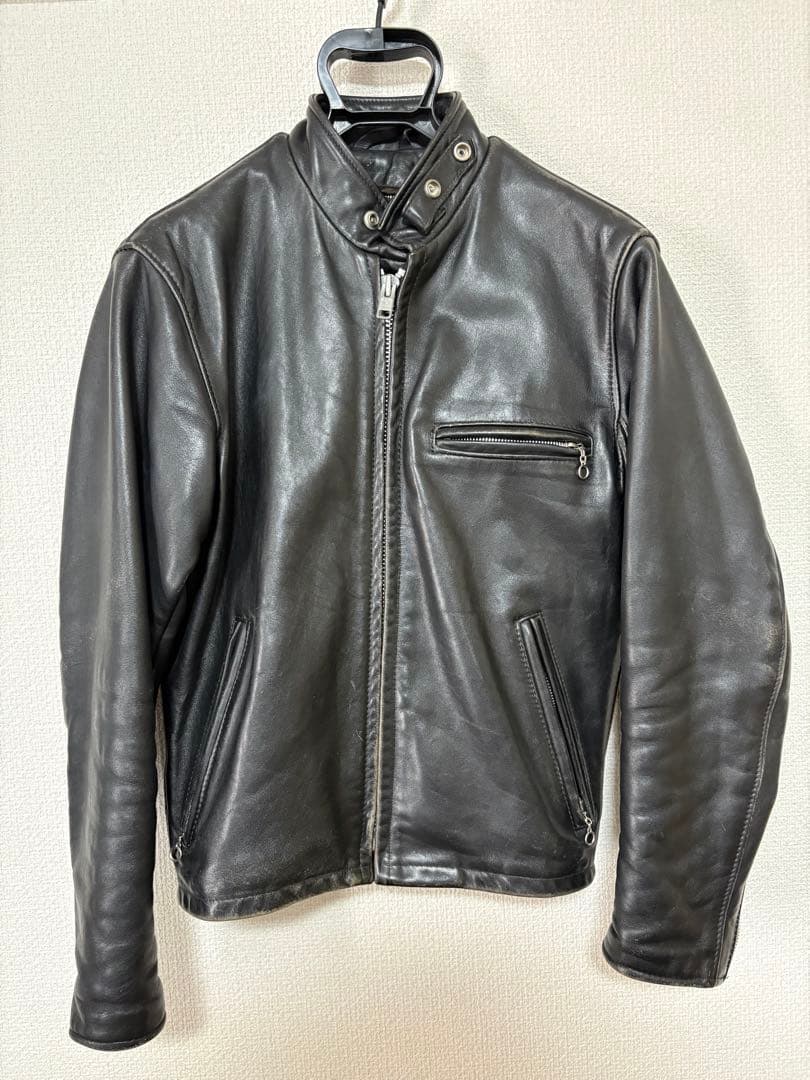 Schott シングルライダースジャケット　641 36サイズ ライナー付き