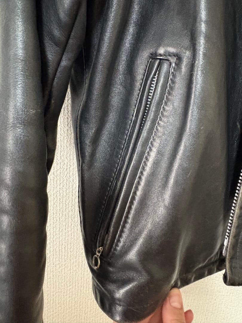 Schott シングルライダースジャケット　641 36サイズ ライナー付き