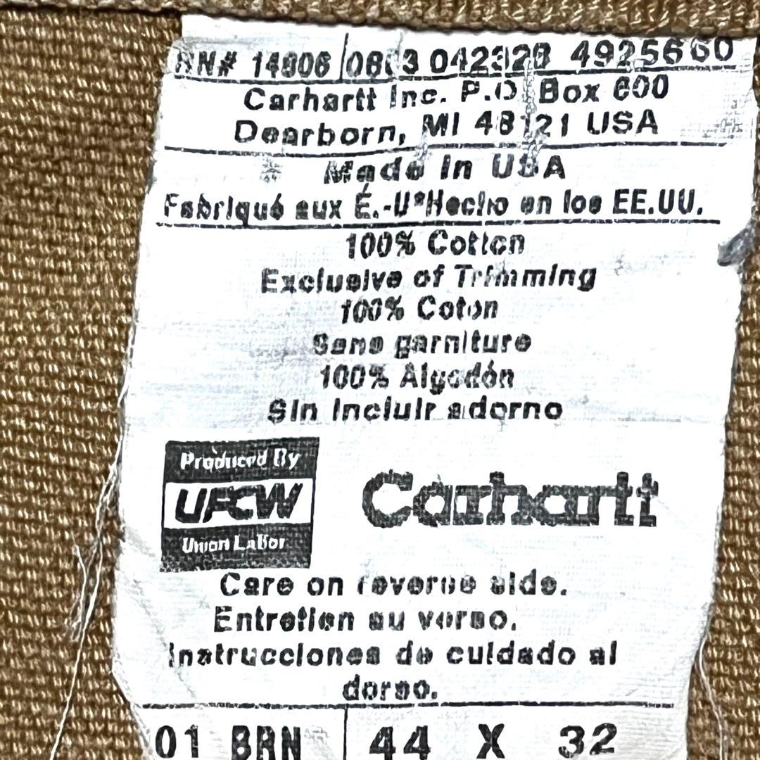 は*！様 ★激レア★CARHARTT★USA製★ダブルニーペインター★W44★ダ