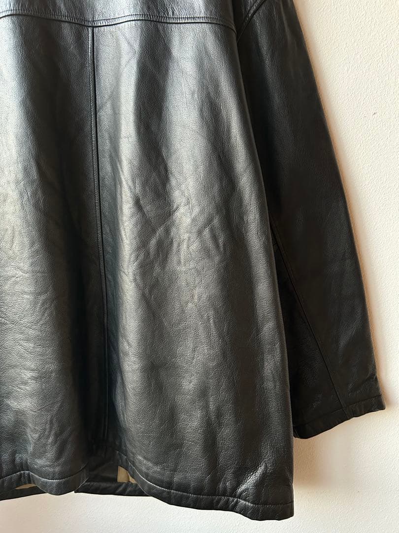 90s Dockers レザーコート レザーカーコート カウレザー 馬革