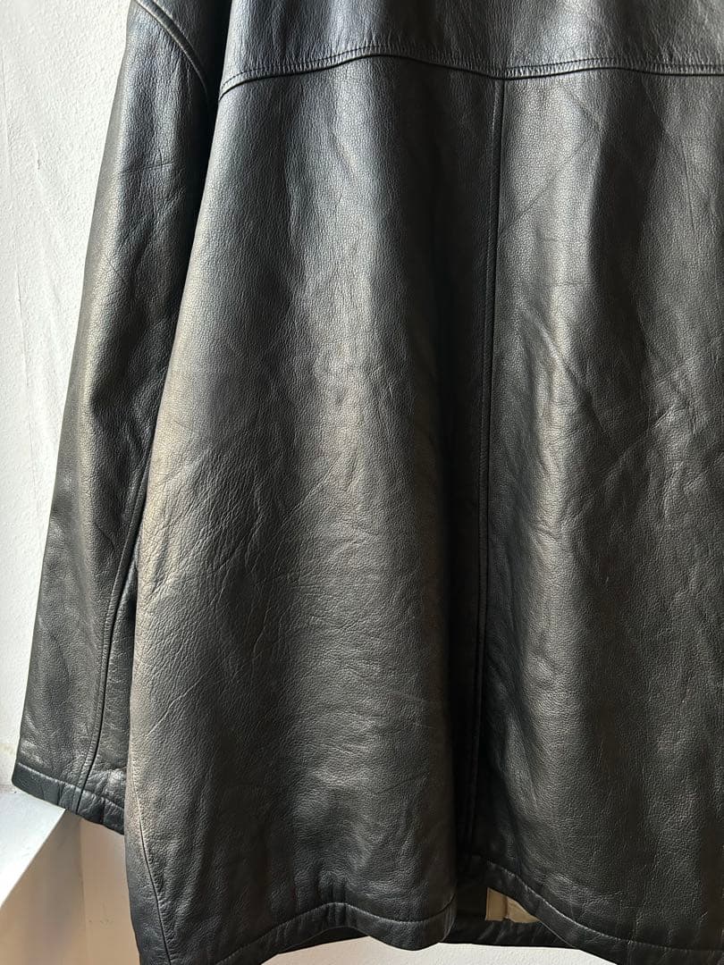 90s Dockers レザーコート レザーカーコート カウレザー 馬革