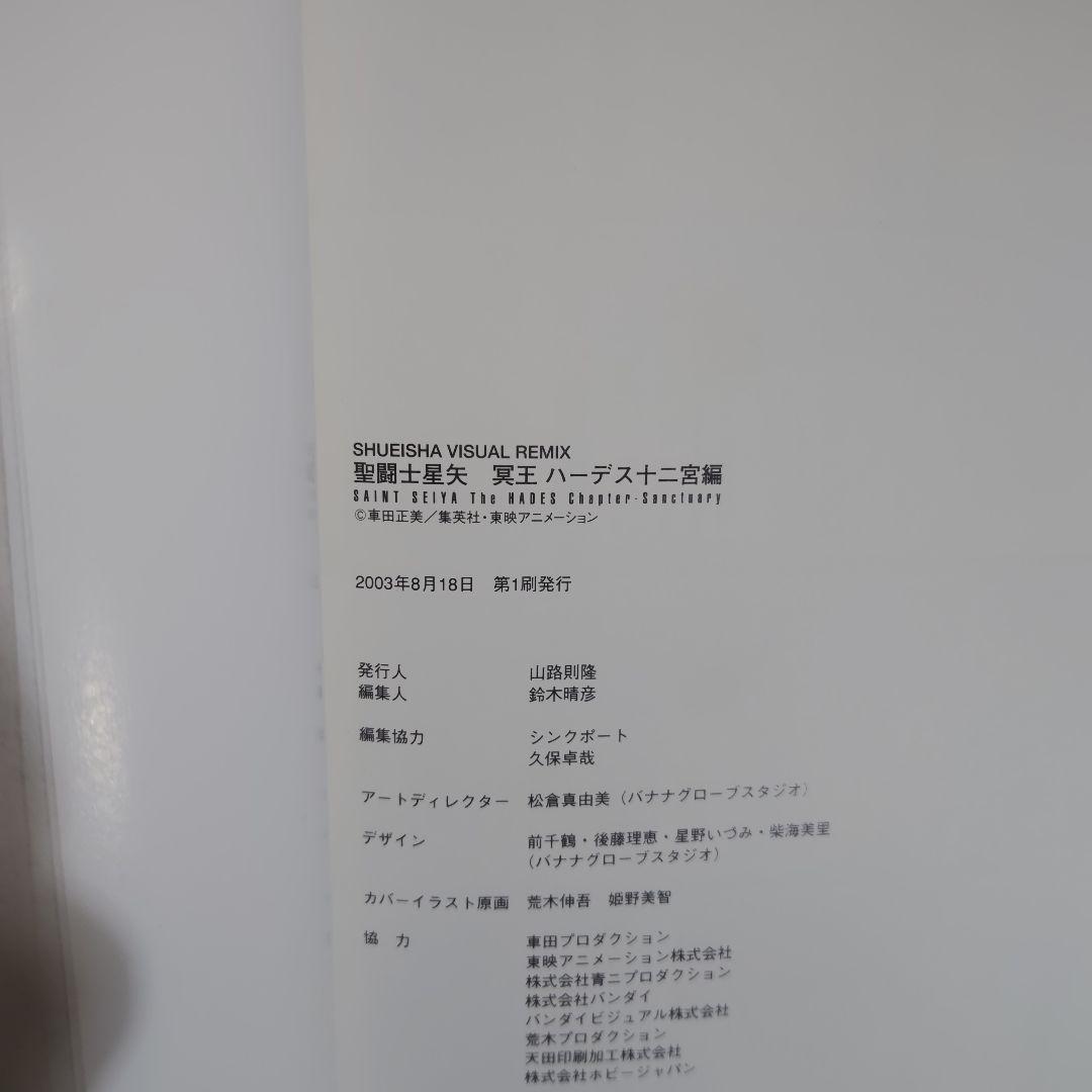 聖闘士星矢冥王ハーデス十二宮編 イラスト集　初版限定特典付き