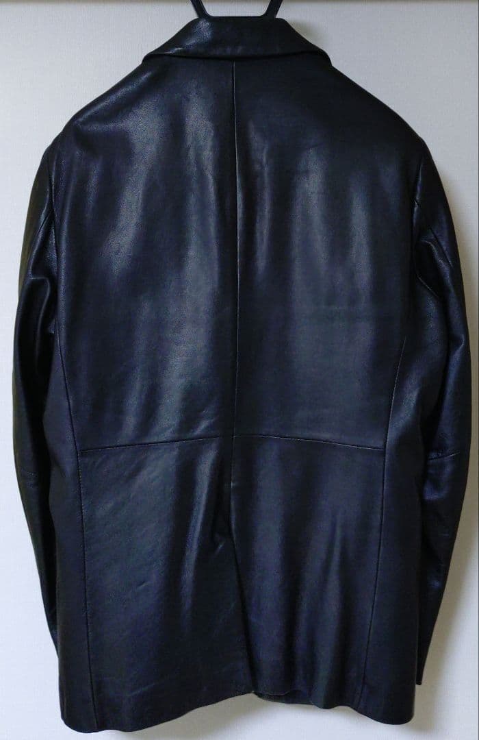 ■週末値下げ■シープスキンブラックレザージャケット黒 　50　XL LL