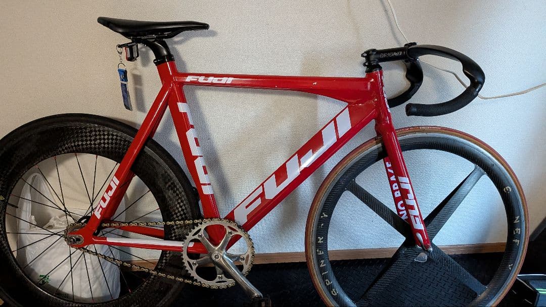 FUJI ピストバイク レッド 完成車