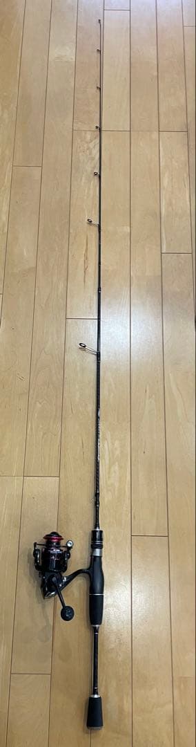 アジングセット・2ピーススピニングロッド（180cm)&リール・ライン100m付